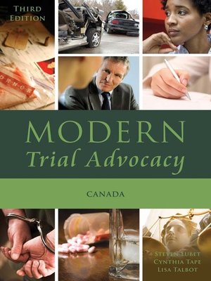 cover image of Modern Trial Advocacy: Canada